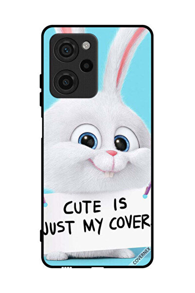 Covernex غطاء حماية لهاتف Xiaomi Poco X5 Pro، أرنب لطيف هو مجرد غطاء خاص بي