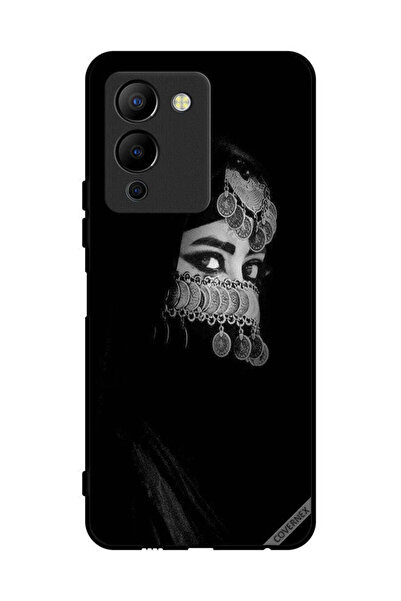 Covernex غطاء حماية لهاتف Infinix Note 12 Pro 5G، فتاة ذات عيون جميلة ووجه مج...