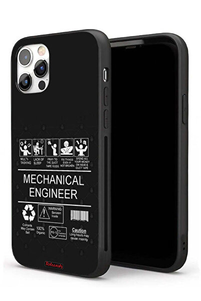 Tolwak جراب حماية لجهاز Apple iPhone 11 Pro - ملصق مهندس ميكانيكي