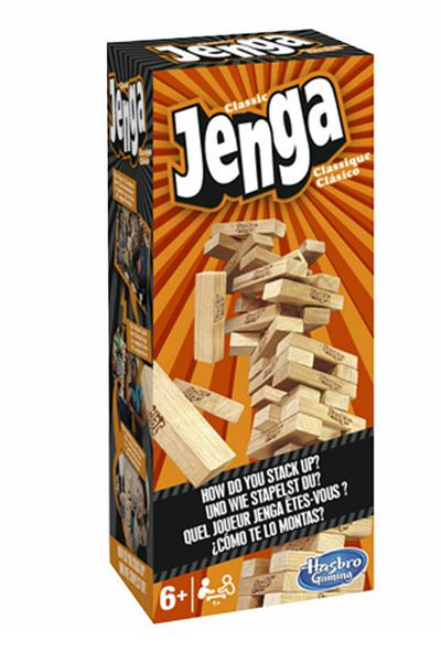 Jenga Jenga Classic Game, Hasbro, Wood, 6 years+