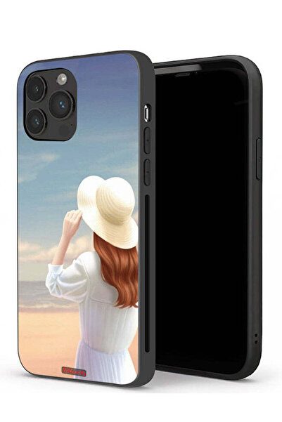 Tolwak جراب حماية لجهاز Apple iPhone 13 Pro بتصميم فتاة واقفة