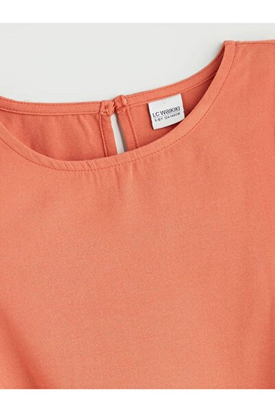 LC Waikiki Bluză și pantaloni scurți pentru fete LCW Kids din amestec de in (S5)