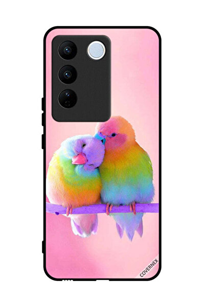 Covernex غطاء حماية لهاتف فيفو S16 برسومات طيور لطيفة