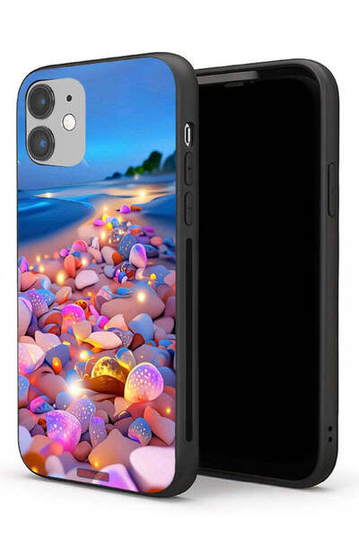 Tolwak غطاء حماية لجهاز Apple iPhone 11 برسومات فنية من الأحجار