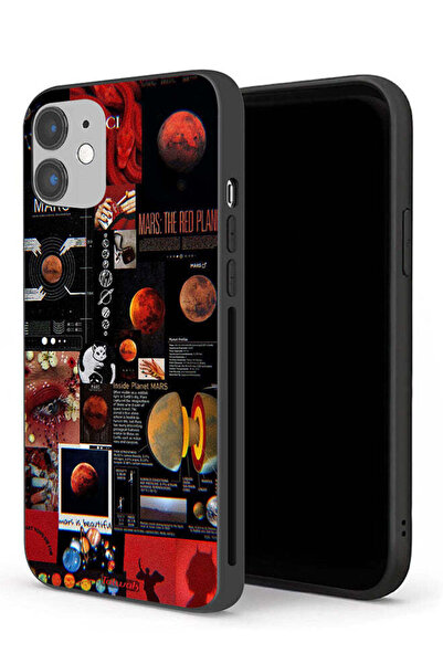 Tolwak جراب حماية لجهاز Apple iPhone 12 mini بتصميم Mars Art
