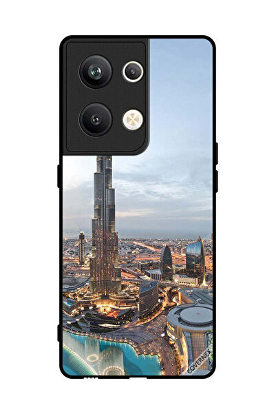 Covernex غطاء حماية لهاتف أوبو رينو 9 برو بلس منظر جميل لوسط مدينة دبي