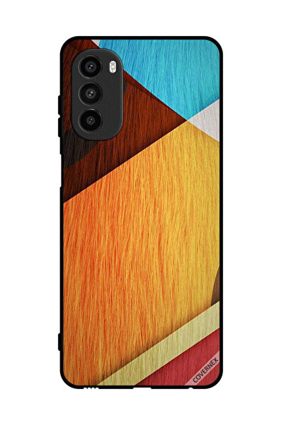Covernex غطاء حماية لهاتف موتورولا موتو جي 52 بنسيج خشبي