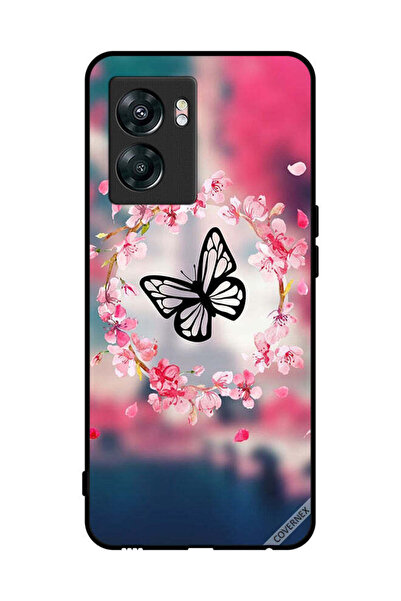 Covernex غطاء حماية لهاتف OnePlus Nord N300 - حلقة على شكل فراشة وزهرة