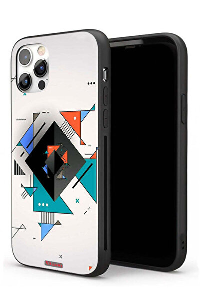 Tolwak جراب حماية لجهاز Apple iPhone 11 Pro بأشكال مربعة ومثلثة ونمط تجريدي