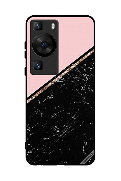 Covernex غطاء حماية لهاتف هواوي بي 60 بنمط رخامي