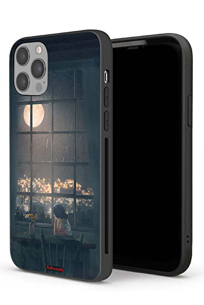 Tolwak غطاء حماية لجهاز Apple iPhone 12 Pro Max مع صورة القمر