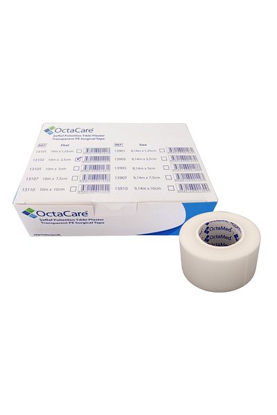 Octamed - Paper Flaster Transparent 2.5 cm X 10 Mt - 12 Pcs