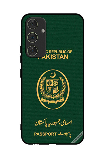 Covernex غطاء حماية لهاتف سامسونج جالاكسي A34 بنمط جواز سفر باكستاني