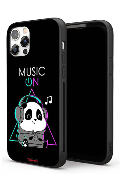 Tolwak غطاء حماية لجهاز Apple iPhone 11 Pro Max بطبعة موسيقى الباندا