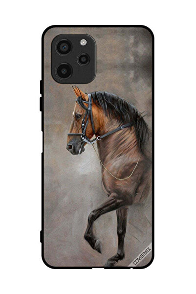 Covernex غطاء حماية لهاتف هواوي إنجوي 50z صورة حصان عتيقة