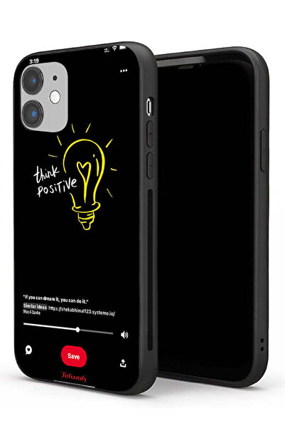 Tolwak جراب حماية لجهاز Apple iPhone 11 - فكر إيجابيًا