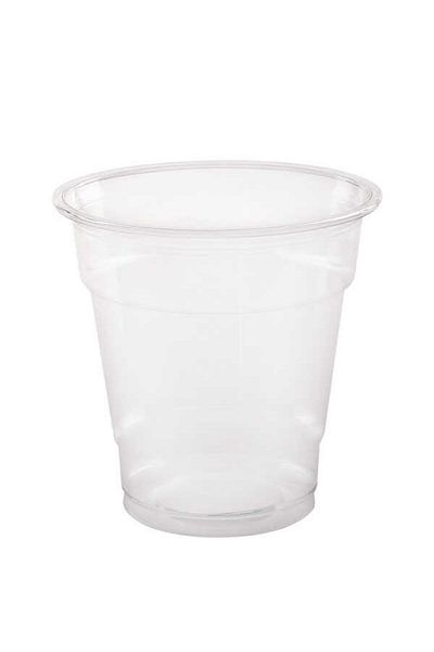 PLASTİKAP Economical Pet Cup 300 ml - 7 Gr (50 Pieces with Lid)
