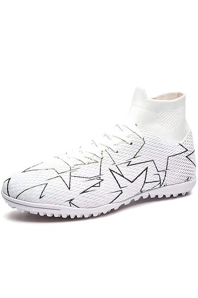 MBrands football boots with ankle support 7.4 for synthetic turf, white, 38