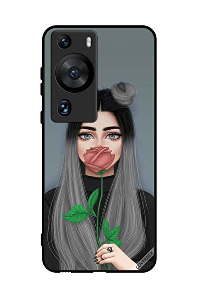 Covernex غطاء حماية لهاتف هواوي بي 60 برو - فن فتاة لطيفة