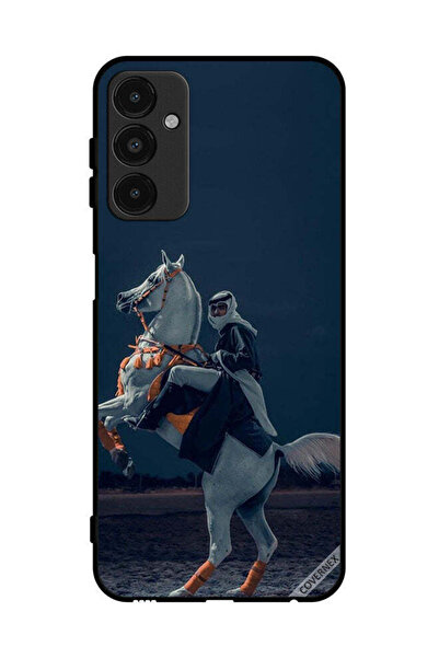 Covernex غطاء حماية لهاتف سامسونج جالاكسي A14 5G، شاب على حصان