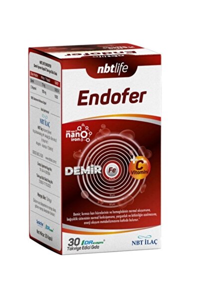 Nbt İlaç NBT Life Endofer 30 Kapsül