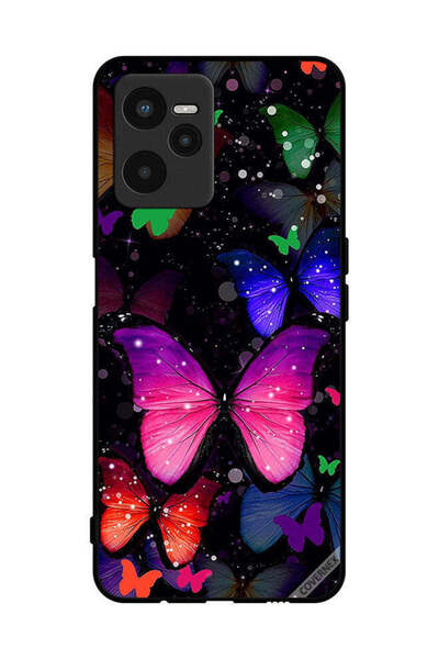 Covernex غطاء حماية لهاتف Realme C35 بنقشة الفراشات