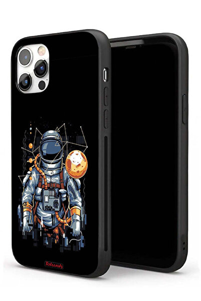 Tolwak جراب حماية لجهاز Apple iPhone 11 Pro Max بتصميم رائد فضاء تجريدي