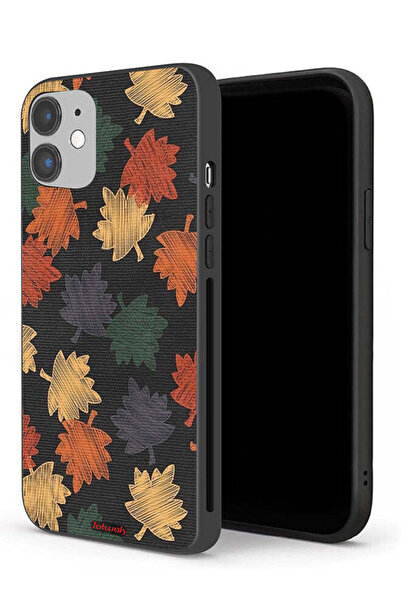 Tolwak غطاء حماية لجهاز Apple iPhone 12 mini برسومات أوراق الخريف