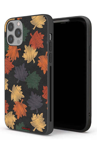 Tolwak جراب حماية لجهاز Apple iPhone 12 Pro بتصميم أوراق الخريف