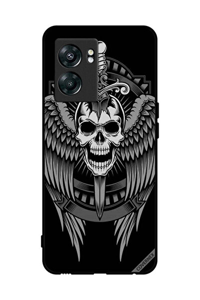 Covernex غطاء حماية لهاتف OnePlus Nord N300 بطبعة جمجمة وأجنحة نسر