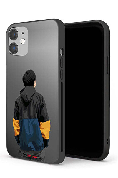 Tolwak جراب حماية لجهاز Apple iPhone 12 بتصميم صورة صبي