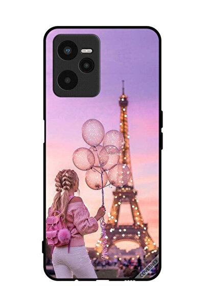 Covernex غطاء حماية لهاتف Realme C35 فتاة تحمل بالونات