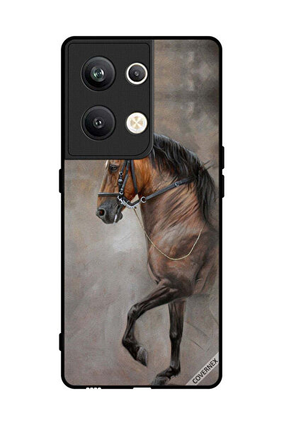 Covernex غطاء حماية لهاتف Oppo Reno 9 Pro Plus صورة حصان عتيقة