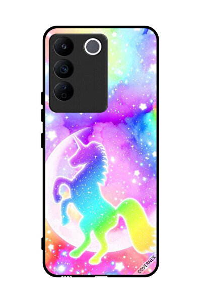 Covernex Protective Case Cover For Vivo V27e Rainbow Unicorn