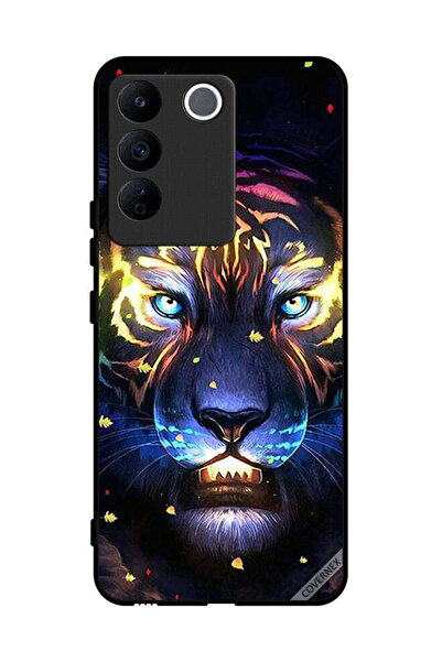 Covernex غطاء حماية لهاتف Vivo V27e - مشبك فني على شكل أسد