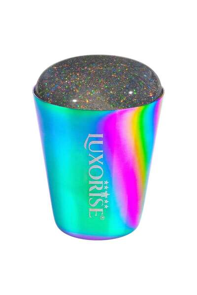 LUXORISE Ștampilă de unghii din silicon cu racletă, LUXORISE Starlight Dust