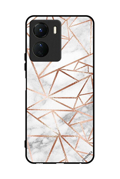 Covernex غطاء حماية لهاتف Vivo Y16 بنمط رخامي وورق حائط