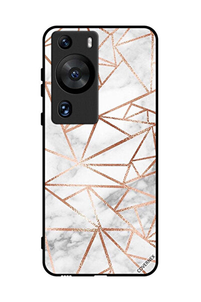 Covernex غطاء حماية لهاتف هواوي بي 60 برو بنمط رخامي