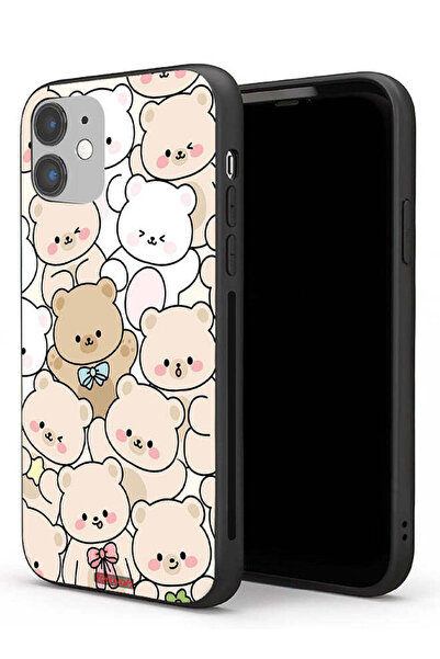 Tolwak جراب حماية لجهاز Apple iPhone 11 بنقشة الدببة