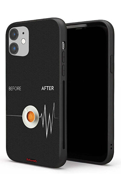 Tolwak جراب حماية لجهاز Apple iPhone 11 قبل وبعد