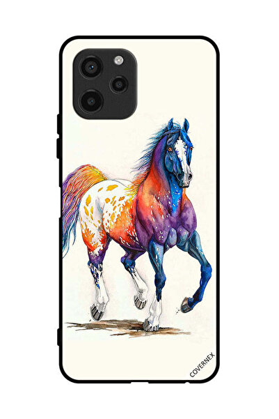 Covernex غطاء حماية لهاتف هواوي إنجوي 50z - رسمة حصان
