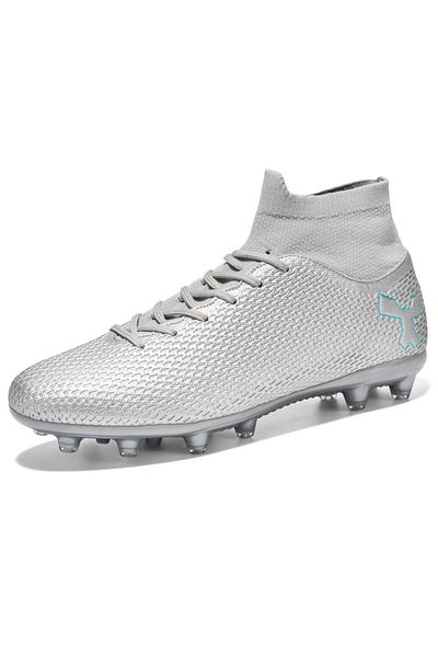 MBrands Fg Football Boots With Ankle Support 6.9 For Grass/synthetic Pitches, Grey 40