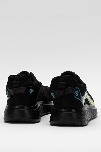 Liger Чоловічі трикотажні кросівки, що пропускають повітря, без запаху, чорні