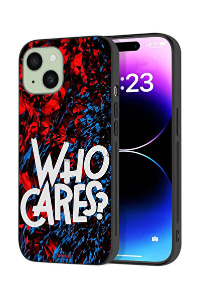 Tolwak Apple iPhone 15 Plus Protective Case Cover Who Cares