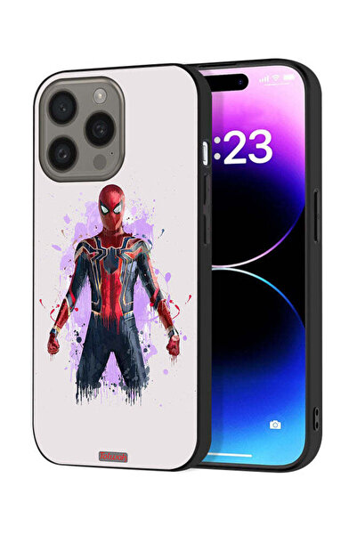 Tolwak غطاء حماية لجهاز Apple iPhone 15 Pro Max بتصميم العنكبوت الحديدي