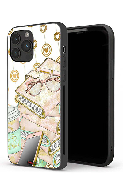 Tolwak جراب حماية لهاتف Apple iPhone 13 Pro مع نظارات على الكتب