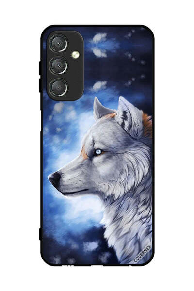 Covernex غطاء حماية لهاتف سامسونج جالاكسي A24 4G برسومات رسم الذئب