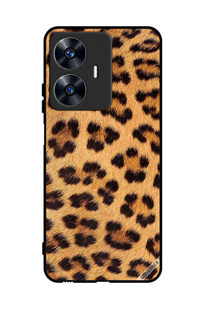 Covernex غطاء حماية لهاتف Realme C55 بنقشة جلد النمر