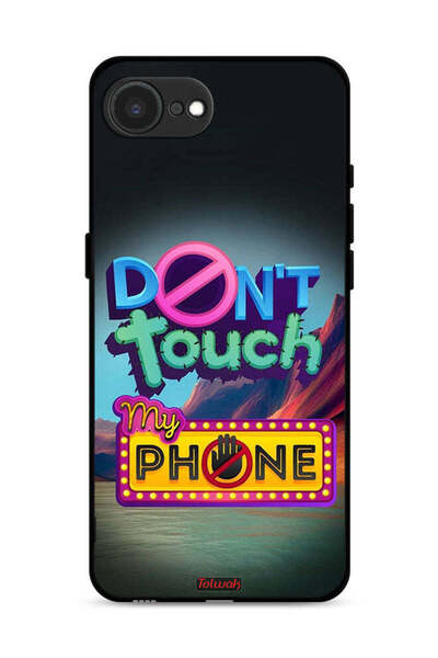 Tolwak غطاء حماية لجهاز Apple iPhone 16e - لا تلمس هاتفي