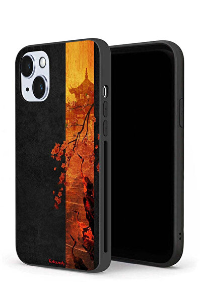 Tolwak جراب حماية لجهاز Apple iPhone 14 بألوان الخريف الفنية